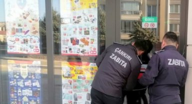 Çankırı zabıtasından zincir markete ceza