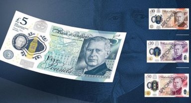 Charles artık 'Sterlin'in yeni yüzü