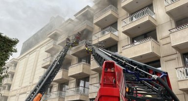 Çırağan Oteli'nde yangın!