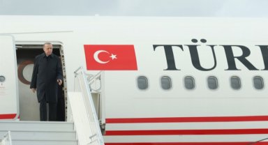 Cumhurbaşkanı Erdoğan, Katar'ın başkenti Doha'ya gitti