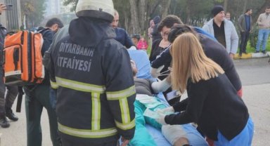 Diyarbakır itfaiyesinden yangın tatbikatı