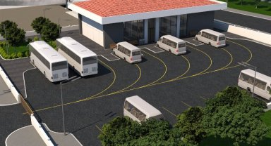 Diyarbakır Kulp'ta ilçe otogarı inşa ediliyor