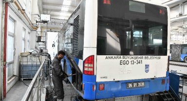 EGO otobüsleri kışa hazır