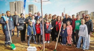 Gaziantep'te 5 bin metrekarelik alan ağaçlandırıldı