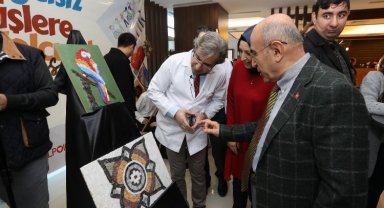 Gaziantep'te 'Engelsiz Düşlere Yolculuk' sergisi