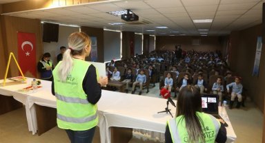 Gaziantep'te ilkokul öğrencilerine 'güvenlik' eğitimi