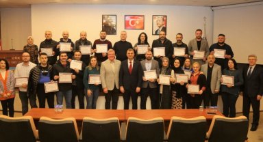 Gölcük Belediyesi'nin 'ilk yardım'cıları sertifikalandı