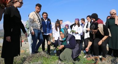 Hatay'da yenebilir otlar öğretildi