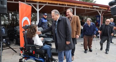 Kayseri Talas'tan engellilere akülü araç