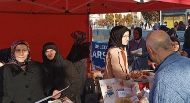 Kayseri'de Saadetli kadınlardan şehitler için lokma