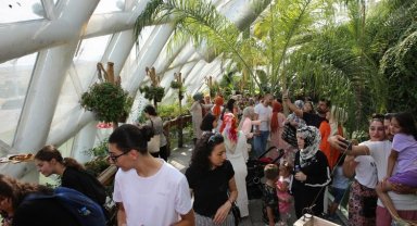 Konya'da 'tropikal' ziyaret 600 bine ulaştı