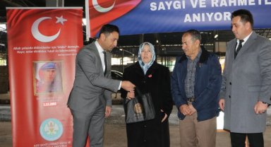 Manisa şehitlerini unutmuyor