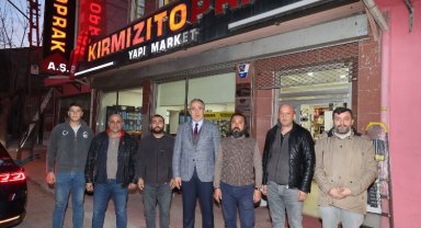 Mehmet Savran'dan esnafa ziyaret