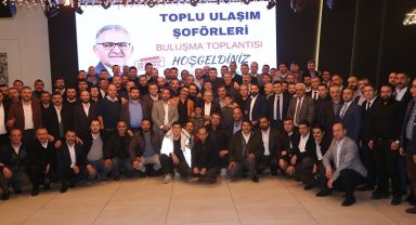 Memduh Büyükkılıç şoförlerle buluştu