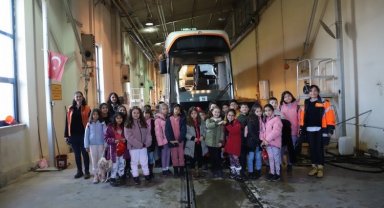 Minik öğrencilerden ESTRAM ziyareti