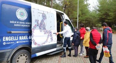  Muğla nakil hizmetiyle engellilerin yanında