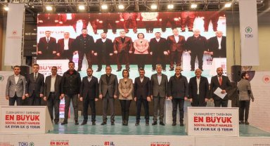 Nevşehir'de TOKİ kuraları çekildi