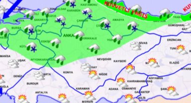 Sağanak yağış, kar ve fırtınaya dikkat!