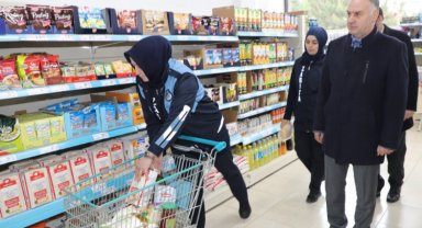 Sivas'ta market denetimlerine devam