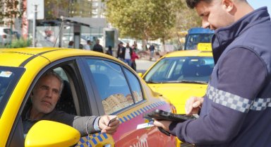 Taksilere sıkı denetim