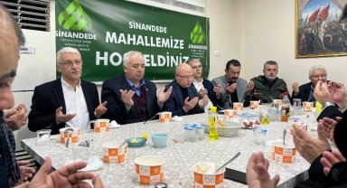 AK Partililer Bursa'da Sinandede sakinleriyle buluştu