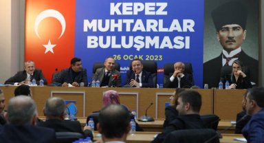 Başkan Böcek Kepezli muhtarları dinledi