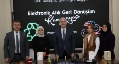 Bursa İnegöl'de 'elektronik atık'lar ödüllendirdi