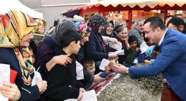 Bursa Mustafakemalpaşa'da Karadeniz rüzgarı