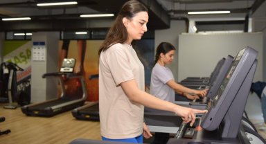 Bursa Yıldırım'da hem spor, hem diyete devam