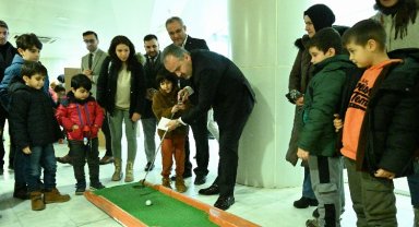 Bursa'da çocuklar ara tatilin keyfini çıkardı