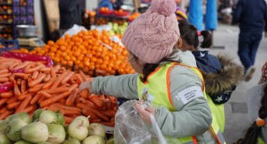 Çayırovalı miniklerin pazar heyecanı