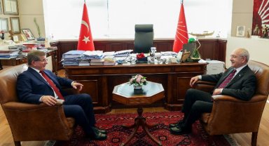 Davutoğlu'ndan Kılıçdaroğlu'na ziyaret