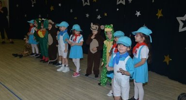 Egeberkli miniklerin karne sevinci