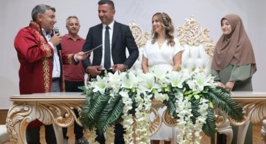 En genç nüfuslu ilçede bir yılda 440 nikah kıyıldı