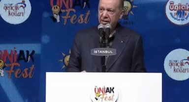 Erdoğan İstanbul'da gençlerle buluştu