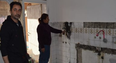 Hatay'da evi yanan aileye 'Büyük' destek