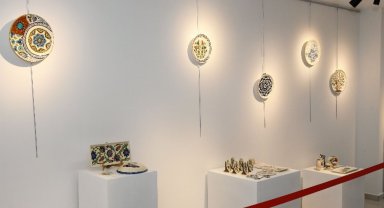 İmece Çini Grubu'nun sergisi YKSM'de