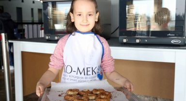 Kocaeli'nin minikleri 'kandil simidi' yaptı