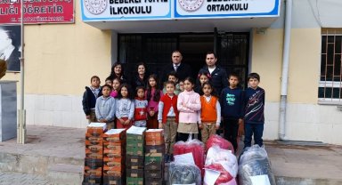 Kulalı öğrencilerin Sömestir hediyeleri Başkan amcalarından