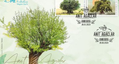 PTT'den 'Anıt Ağaçlar'a özel pul