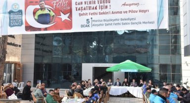 Şehit Fethi Sekin Manisa'da anıldı