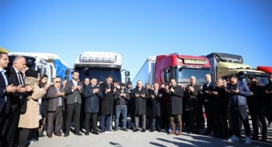 22 yardım tırı daha Alanya'dan deprem bölgesine yola çıktı