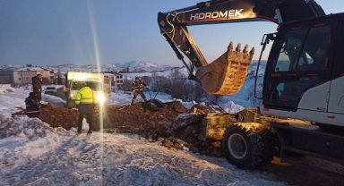 Afet bölgesinde altyapılar onarılıyor