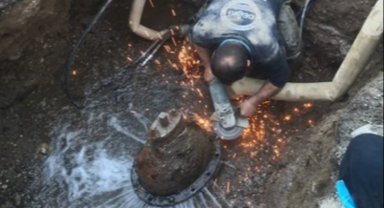 Afet bölgesinde altyapıya hayati müdahale