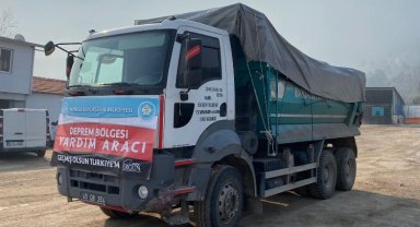 Afetzedeleri ısıtacak yardım kamyonu yola çıktı