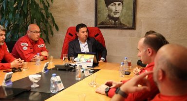 AKUT Bodrum'dan Başkan Aras'a ziyaret