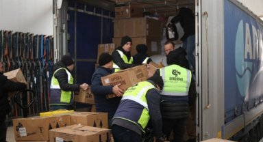 Bandırma'da yardım zinciri