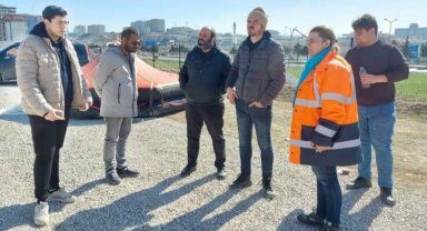 Başkan Hürriyet Kahramanmaraş'ta depremzedeler için çalışıyor