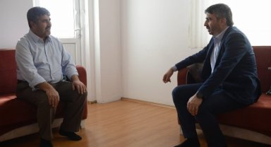 Başkan Yılmaz'dan Yıldırım'a yerleşen depremzedelere ziyaret