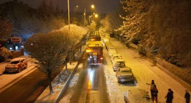 Başkent'te kar seferberliği
